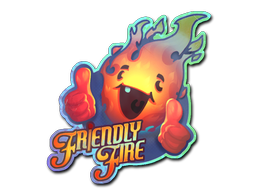 Наклейка | Friendly Fire (Holo)