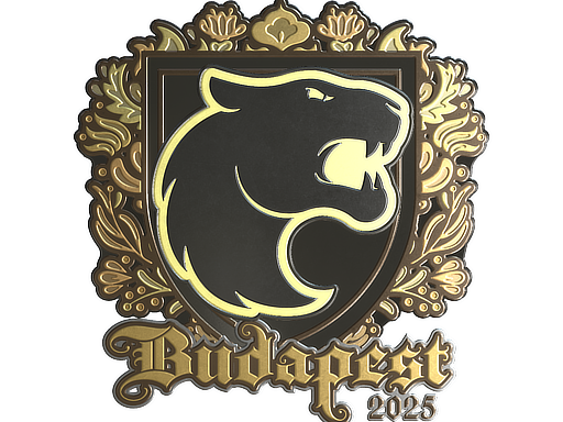 Наклейка | FURIA (Gold) | Budapest 2025