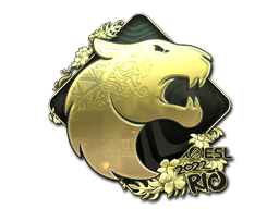 Наклейка | FURIA (Gold) | Rio 2022