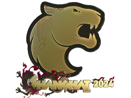 Наклейка | FURIA (Gold) | Shanghai 2024