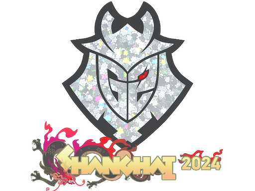 Наклейка | G2 Esports (Glitter) | Shanghai 2024