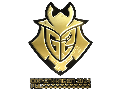 Наклейка | G2 Esports (Gold) | Copenhagen 2024