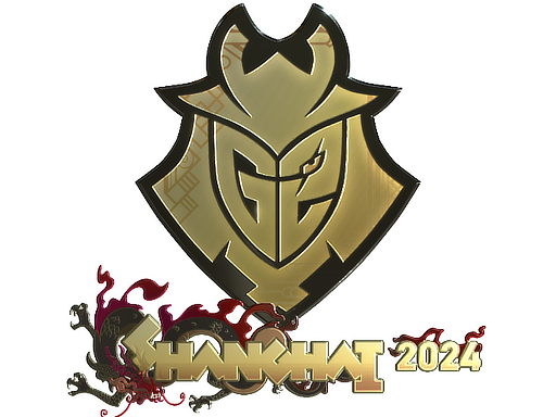 Наклейка | G2 Esports (Gold) | Shanghai 2024