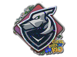 Наклейка | Grayhound Gaming (Glitter) | Rio 2022