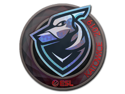 Наклейка | Grayhound Gaming (Holo) | Katowice 2019