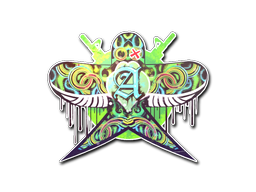 Наклейка | Green Swallow