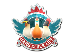 Наклейка | Hard Cluck Life