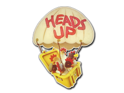 Наклейка | Heads Up