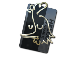 Наклейка | Hello AK-47 (Gold)