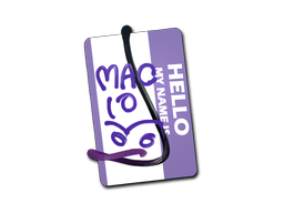 Наклейка | Hello MAC-10