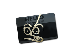 Наклейка | Hello MP7 (Gold)