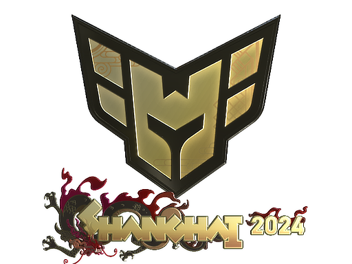 Наклейка | HEROIC (Gold) | Shanghai 2024