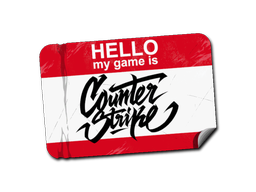 Наклейка | Hi, My Game Is