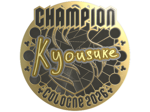 Наклейка | kyousuke (Gold, Champion) | Cologne 2026