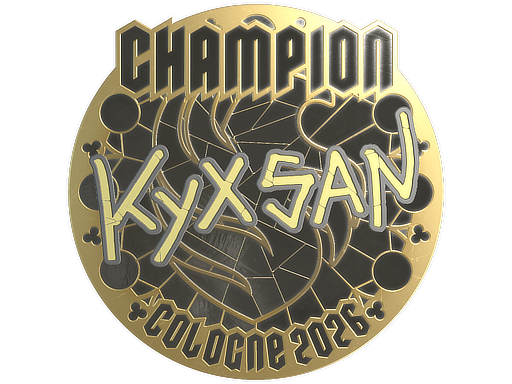 Наклейка | kyxsan (Gold, Champion) | Cologne 2026