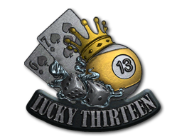 Наклейка | Lucky 13 (Foil)