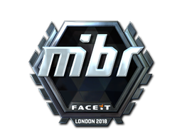 Наклейка | MIBR (Foil) | London 2018