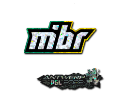 Наклейка | MIBR (Glitter) | Antwerp 2022