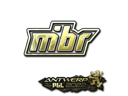 Наклейка | MIBR (Gold) | Antwerp 2022