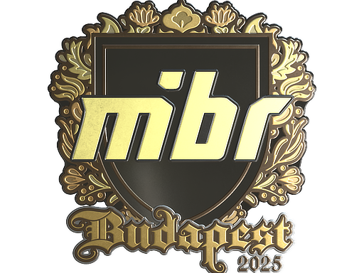 Наклейка | MIBR (Gold) | Budapest 2025