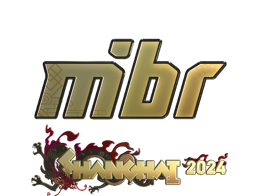 Наклейка | MIBR (Gold) | Shanghai 2024