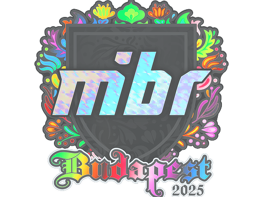 Наклейка | MIBR (Holo) | Budapest 2025