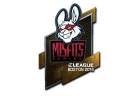 Наклейка | Misfits Gaming (Foil) | Boston 2018