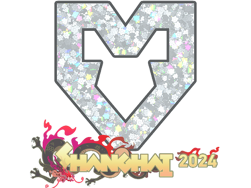 Наклейка | MOUZ (Glitter) | Shanghai 2024