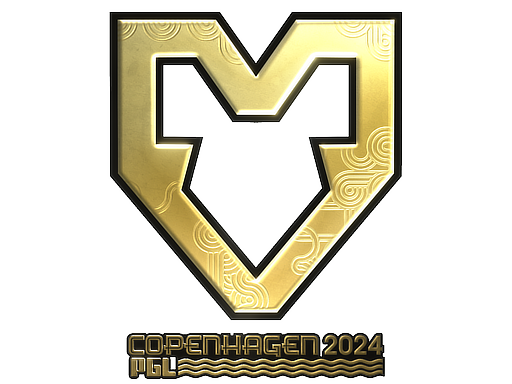 Наклейка | MOUZ (Gold) | Copenhagen 2024