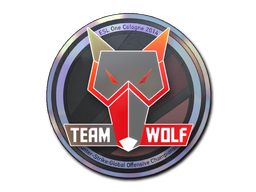 Наклейка | MTS GameGod Wolf (Holo) | Cologne 2014