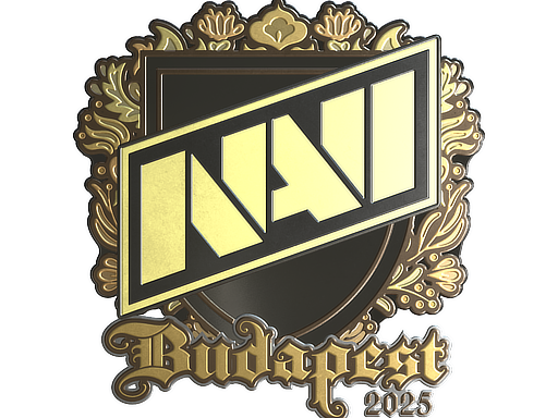 Наклейка | Natus Vincere (Gold) | Budapest 2025