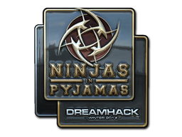Наклейка | Ninjas in Pyjamas (Foil) | DreamHack 2014