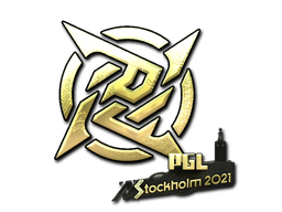 Наклейка | Ninjas in Pyjamas (Gold) | Stockholm 2021