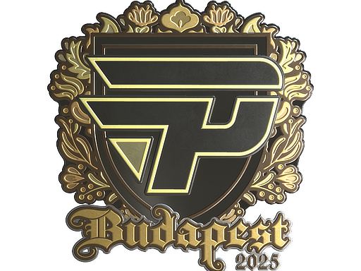 Наклейка | paiN Gaming (Gold) | Budapest 2025