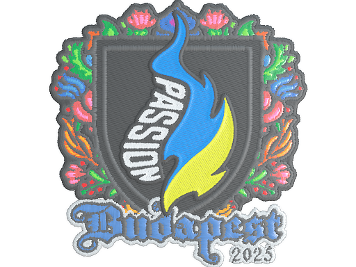 Наклейка | Passion UA (Embroidered) | Budapest 2025