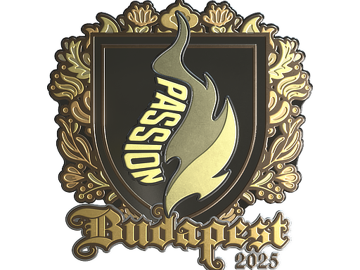 Наклейка | Passion UA (Gold) | Budapest 2025