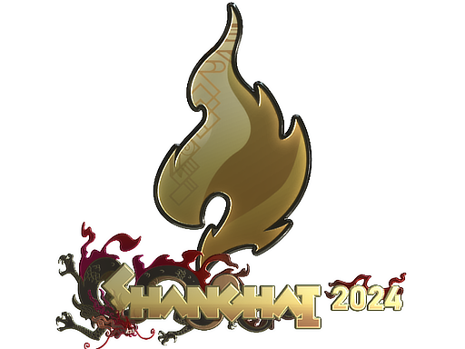 Наклейка | Passion UA (Gold) | Shanghai 2024