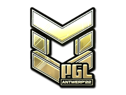 Наклейка | PGL (Gold) | Antwerp 2022