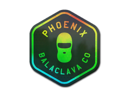 Наклейка | Phoenix Balaclava Co. (Holo)
