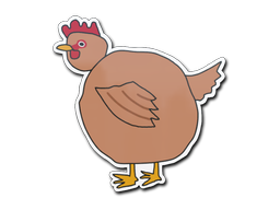 Наклейка | Poorly Drawn Chicken