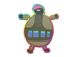 Наклейка | Poorly Drawn IDF (Holo)