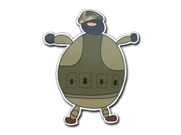 Наклейка | Poorly Drawn IDF