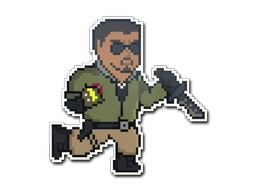 Наклейка | Retro Leet