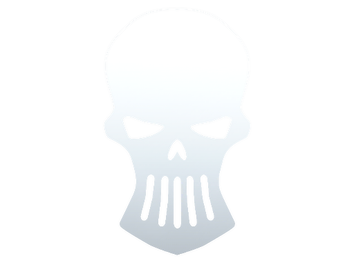 Наклейка | Silver Skulls