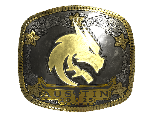 Наклейка | Team Spirit (Gold) | Austin 2025