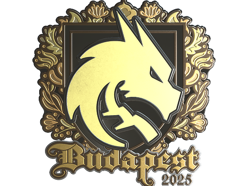 Наклейка | Team Spirit (Gold) | Budapest 2025