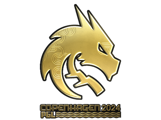 Наклейка | Team Spirit (Gold) | Copenhagen 2024