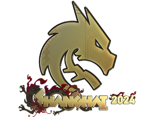 Наклейка | Team Spirit (Gold) | Shanghai 2024
