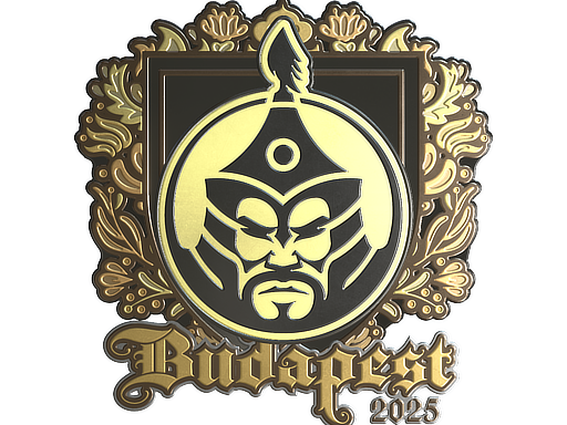 Наклейка | The Mongolz (Gold) | Budapest 2025