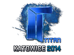 Наклейка | Titan (Holo) | Katowice 2014